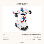 Lumiwee infographic: Morph - Size guide