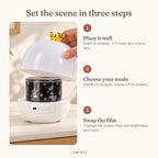 Lumiwee infographic: Nova - Set the scene in three steps