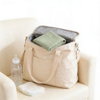Lumiwee Gauze cotton nursing cover: nursing cover folded in a diaper bag