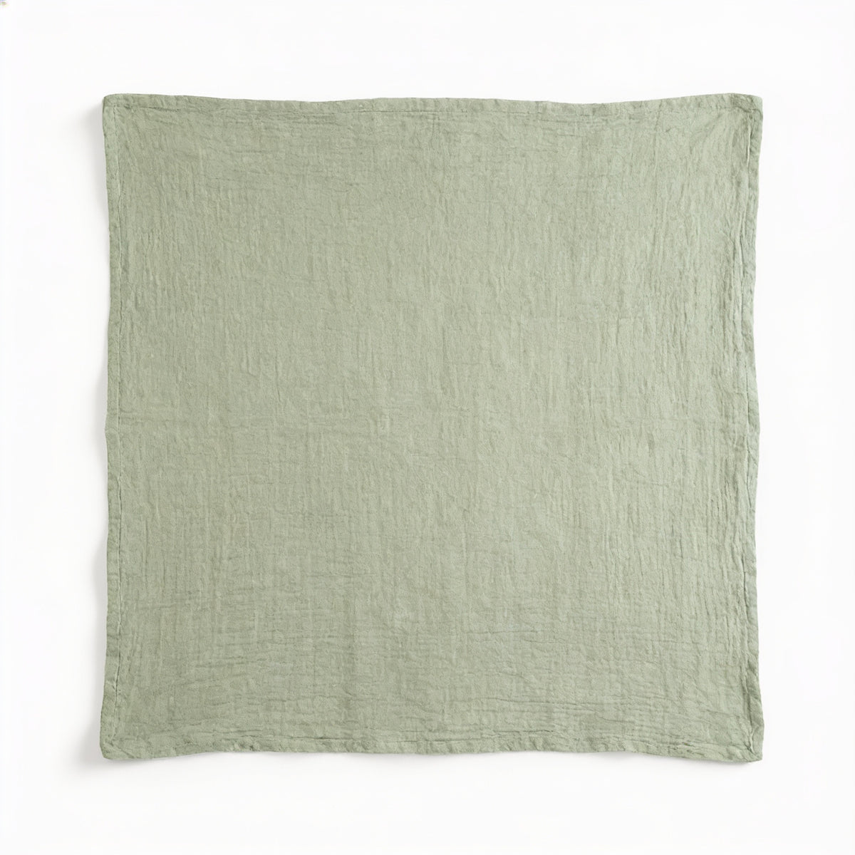 Lumiwee Gauze cotton nursing cover: sage gauze nursing cover on a white background