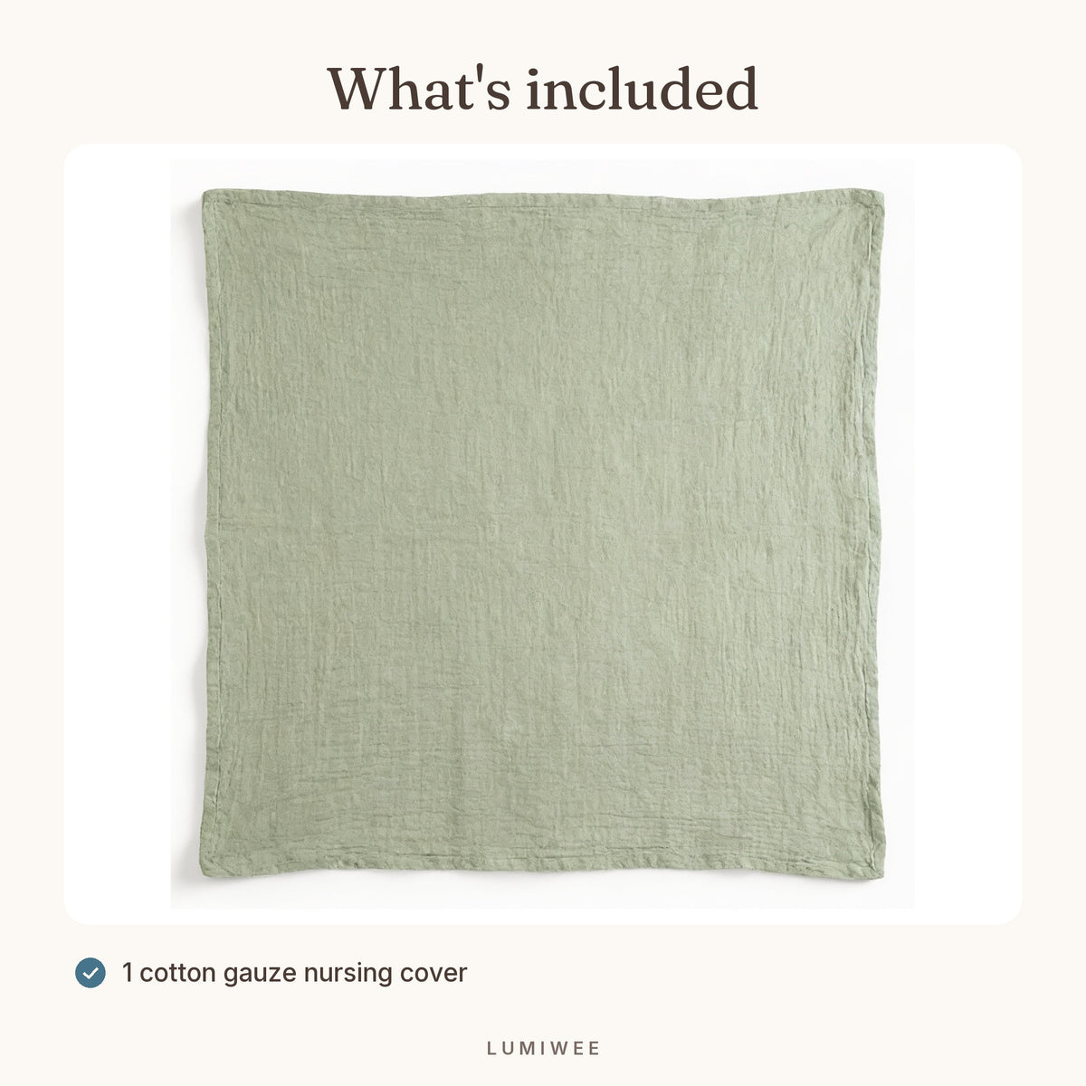 Lumiwee infographic: Gauze - What's included