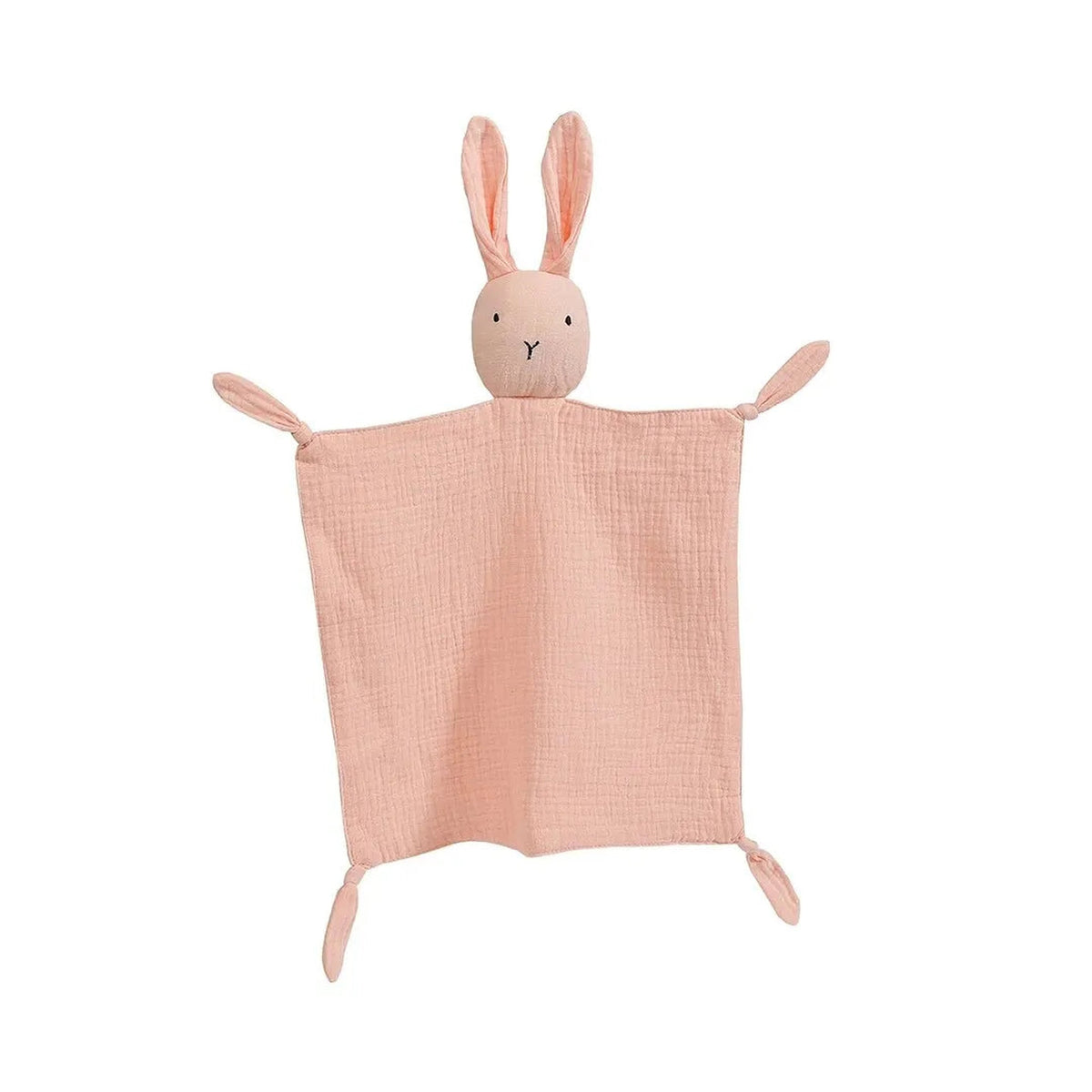 Lumiwee Nuzzle Muslin Lovey Blanket, Bunny – Pink option