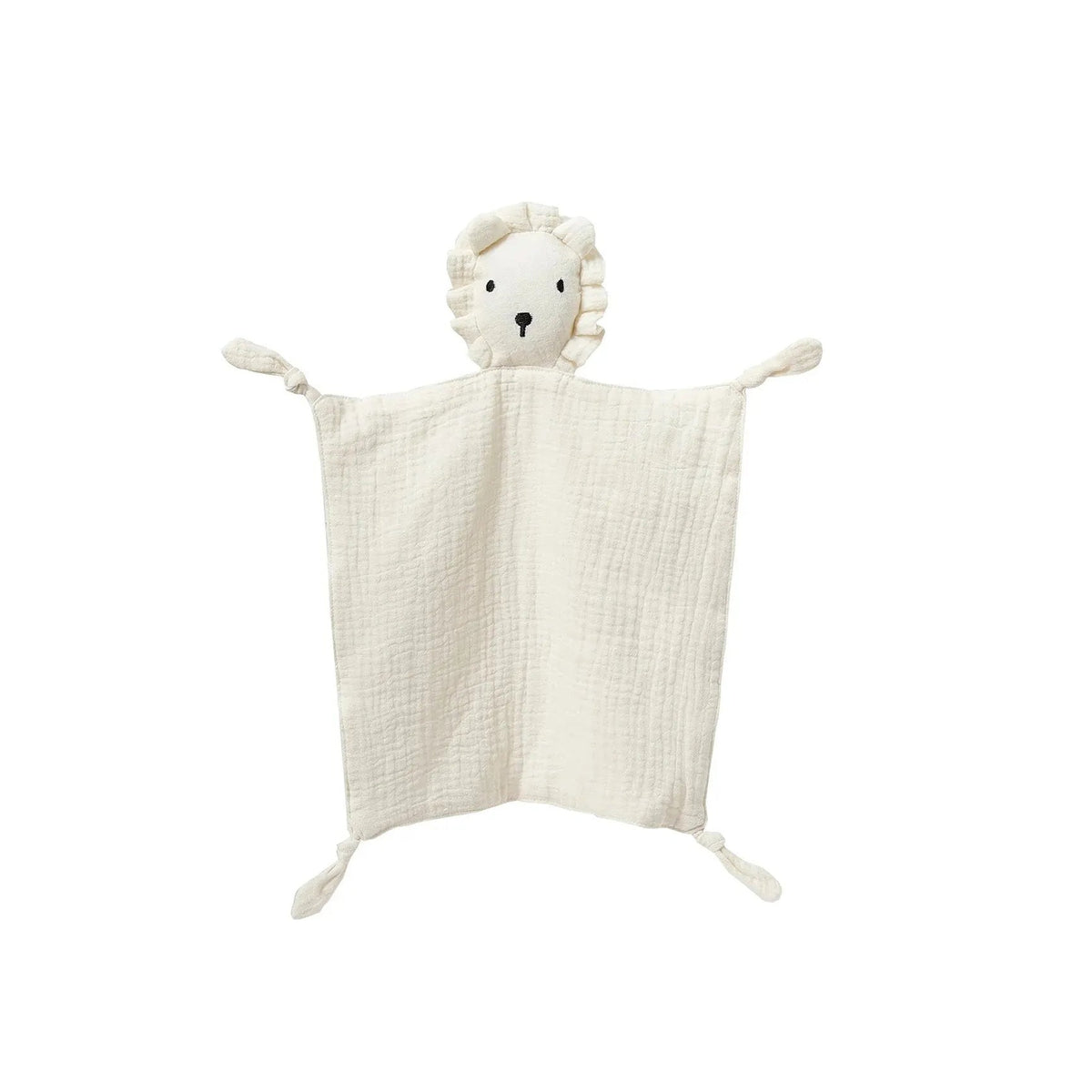 Lumiwee Nuzzle Muslin Lovey Blanket, Lion – Beige option