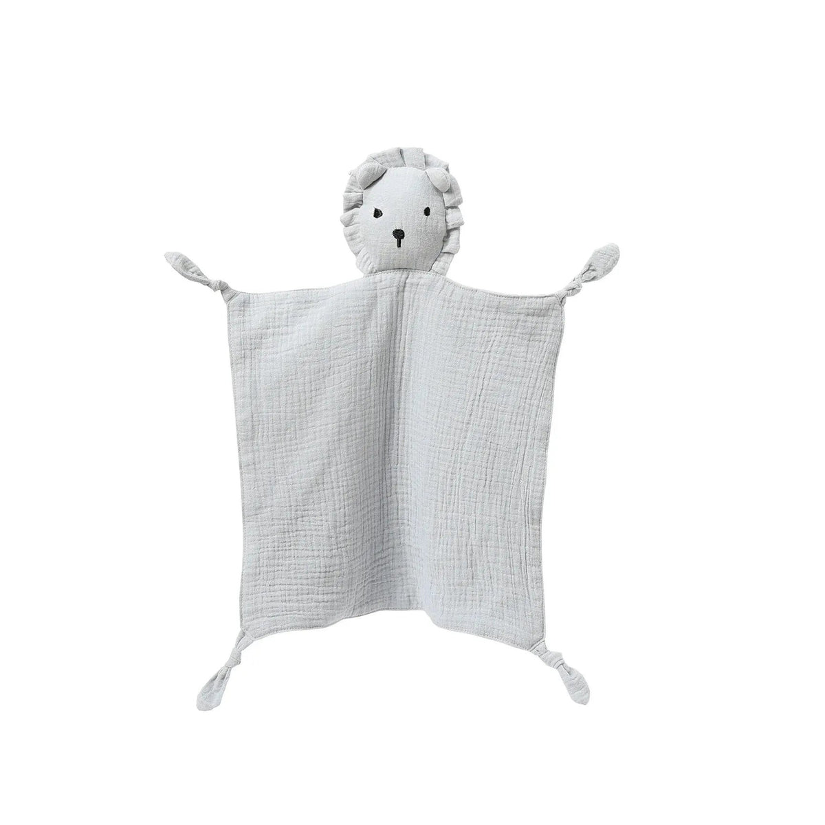 Lumiwee Nuzzle Muslin Lovey Blanket, Lion – Gray option