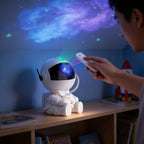 Lumiwee Orbit astronaut star projector: aiming the projector with the remote