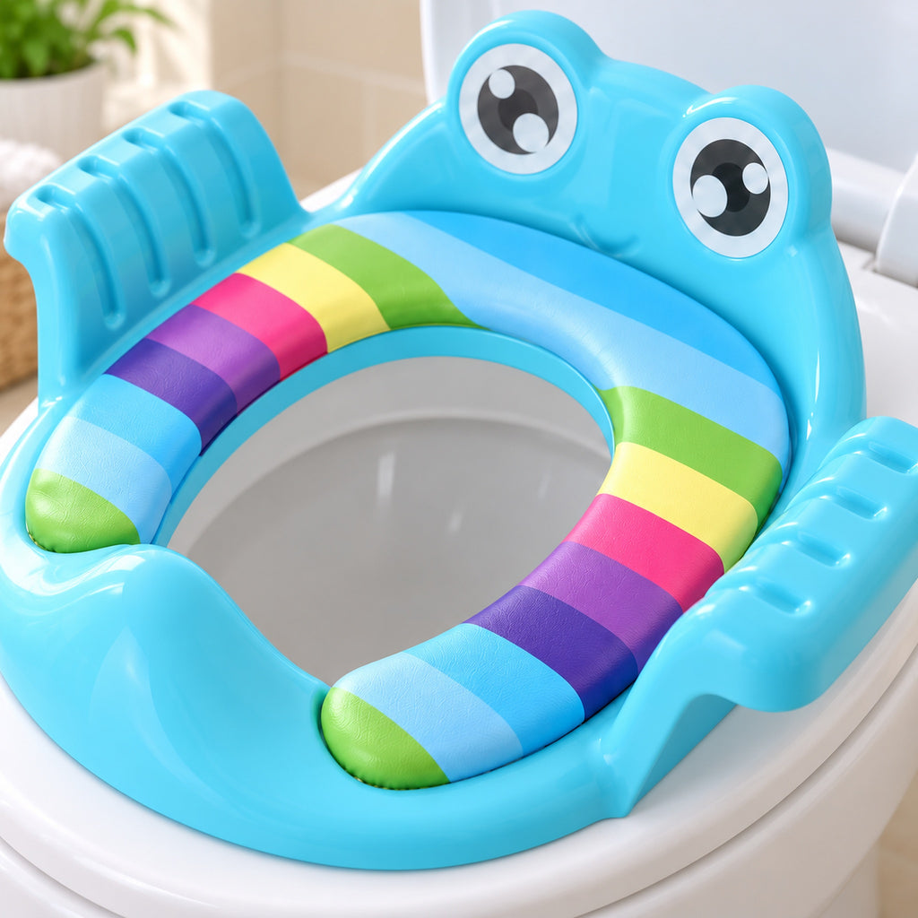 Detail of the rainbow cushion and ribbed side handle