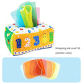 Lumiwee Peekaboo Montessori Toy Tissue Box for Babies, Numbers – Scarves Only option