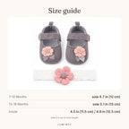 Lumiwee infographic: Petal - Size guide
