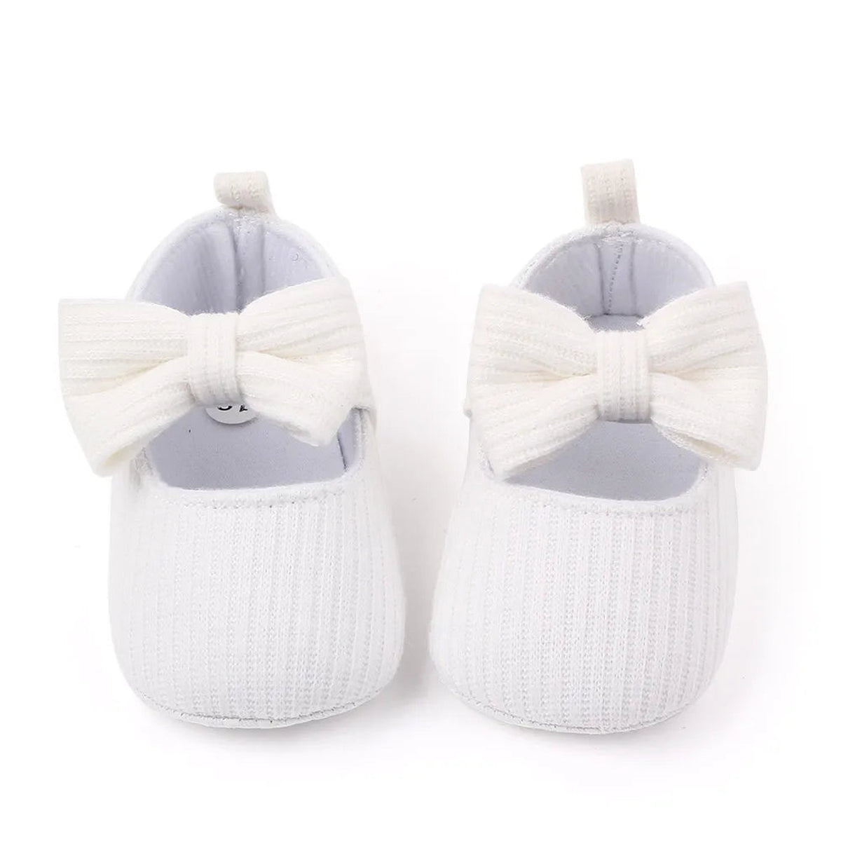 Lumiwee Petal Baby Shoes for Girls with Headband, White Bow option