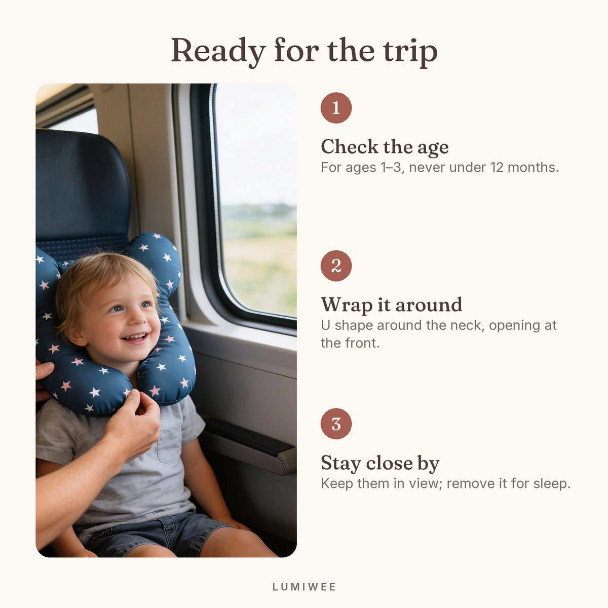 Lumiwee infographic: Pip - Ready for the trip