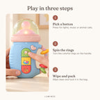 Lumiwee infographic: Poppy - Play in three steps