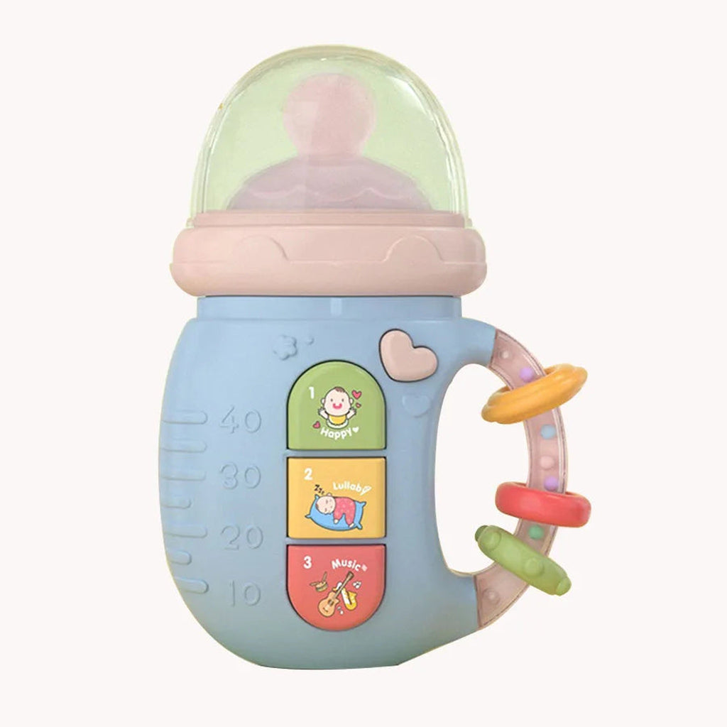 Lumiwee Poppy Musical Rattle Baby Toy, Blue option