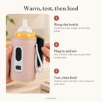 Lumiwee infographic: Portable - Warm, test, then feed