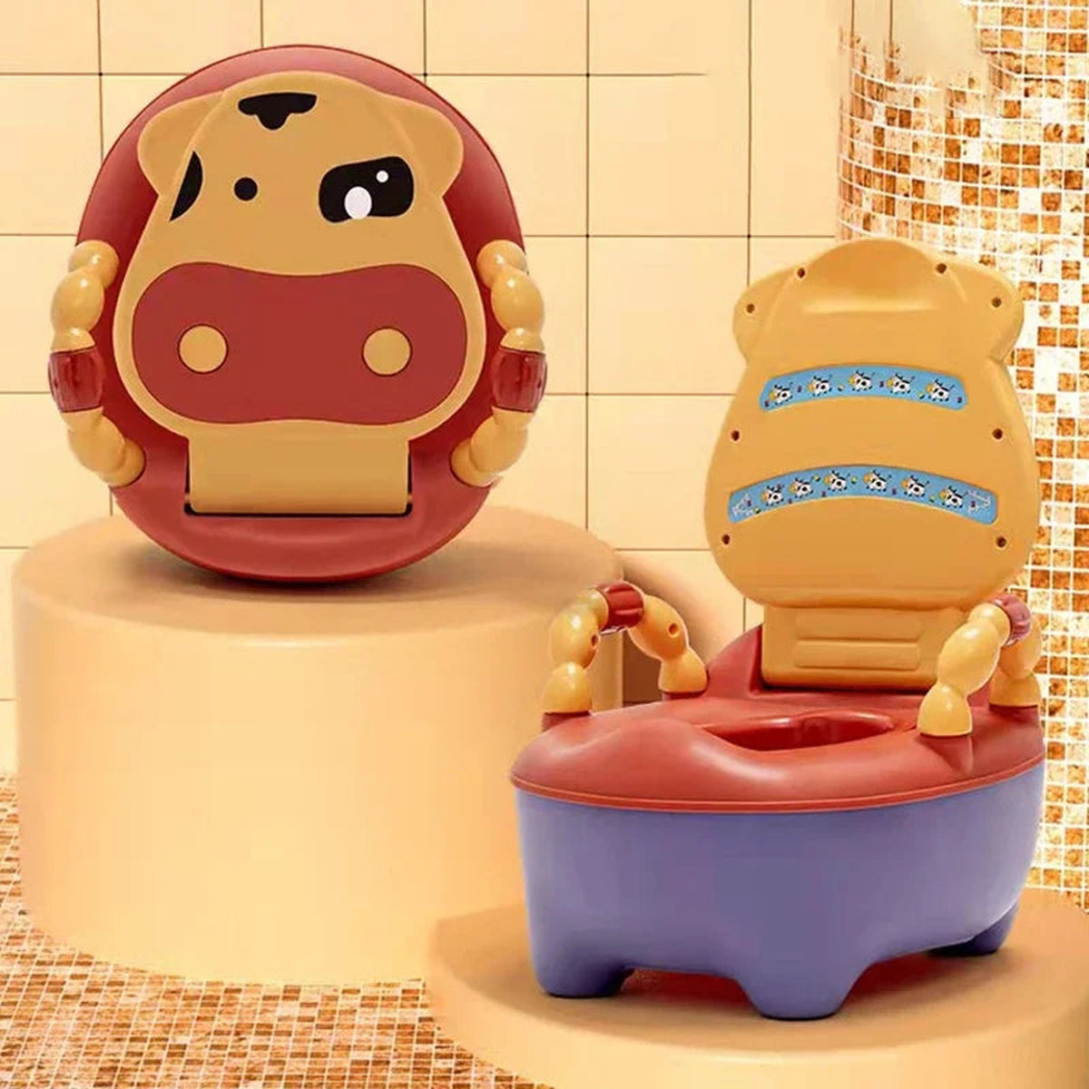 Lumiwee Potty Training Toilet, Toddler Potty Chair, Yellow option