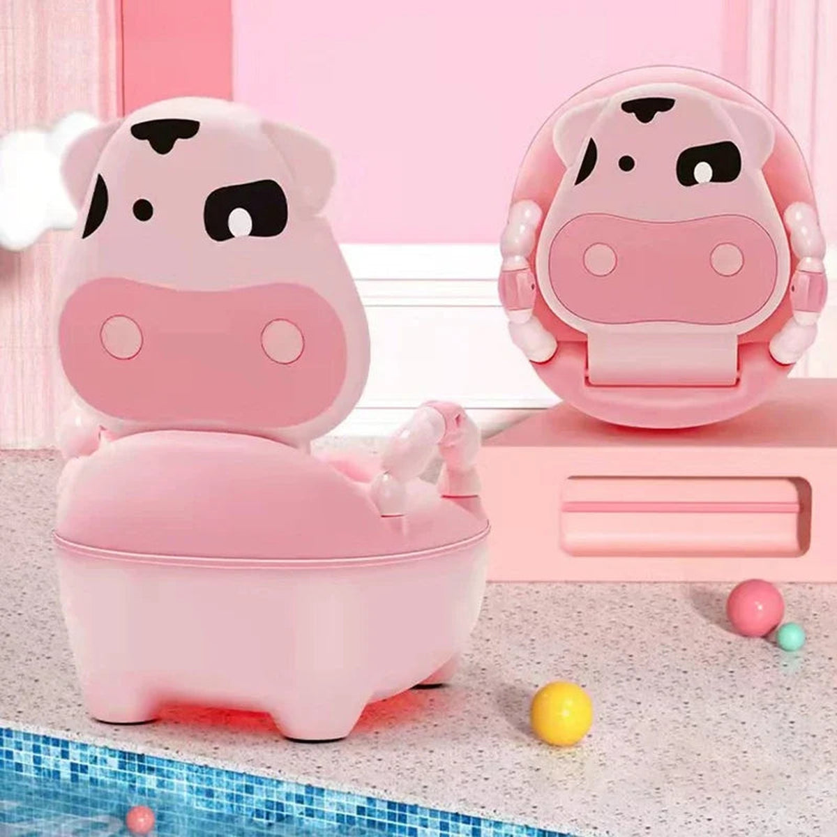Lumiwee Potty Training Toilet, Toddler Potty Chair, Pink option