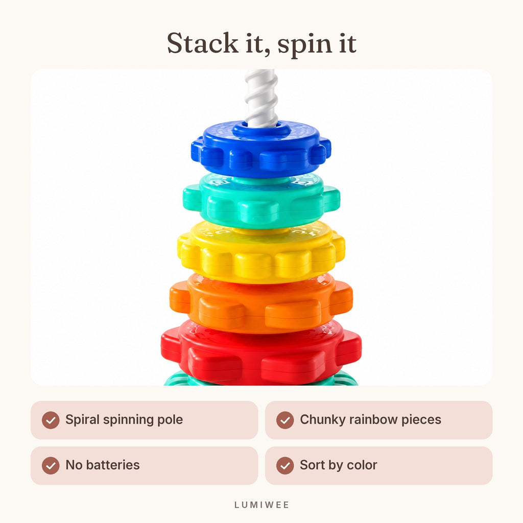 Lumiwee infographic: Prism - Stack it, spin it