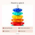 Lumiwee infographic: Prism - Stack it, spin it
