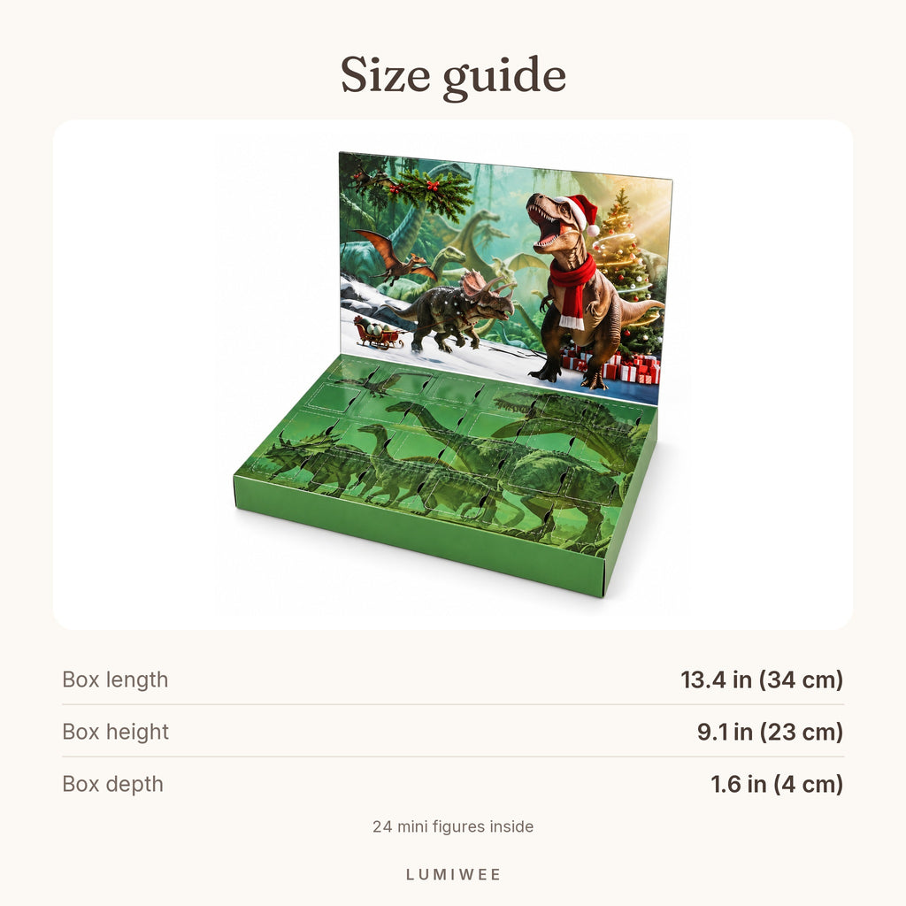 Lumiwee infographic: Roar - Size guide