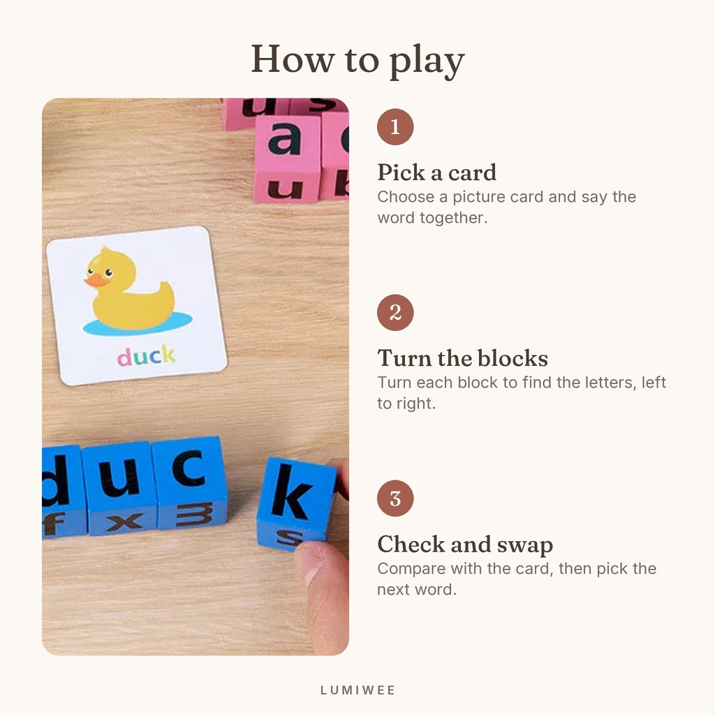 Lumiwee infographic: Scribble - How to play