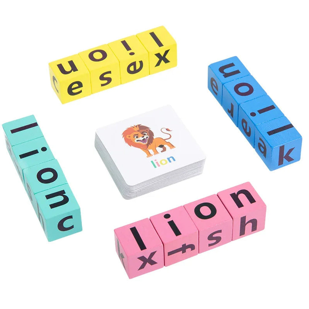 Lumiwee Scribble spelling game on a white background