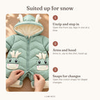 Lumiwee infographic: Sleet - Suited up for snow