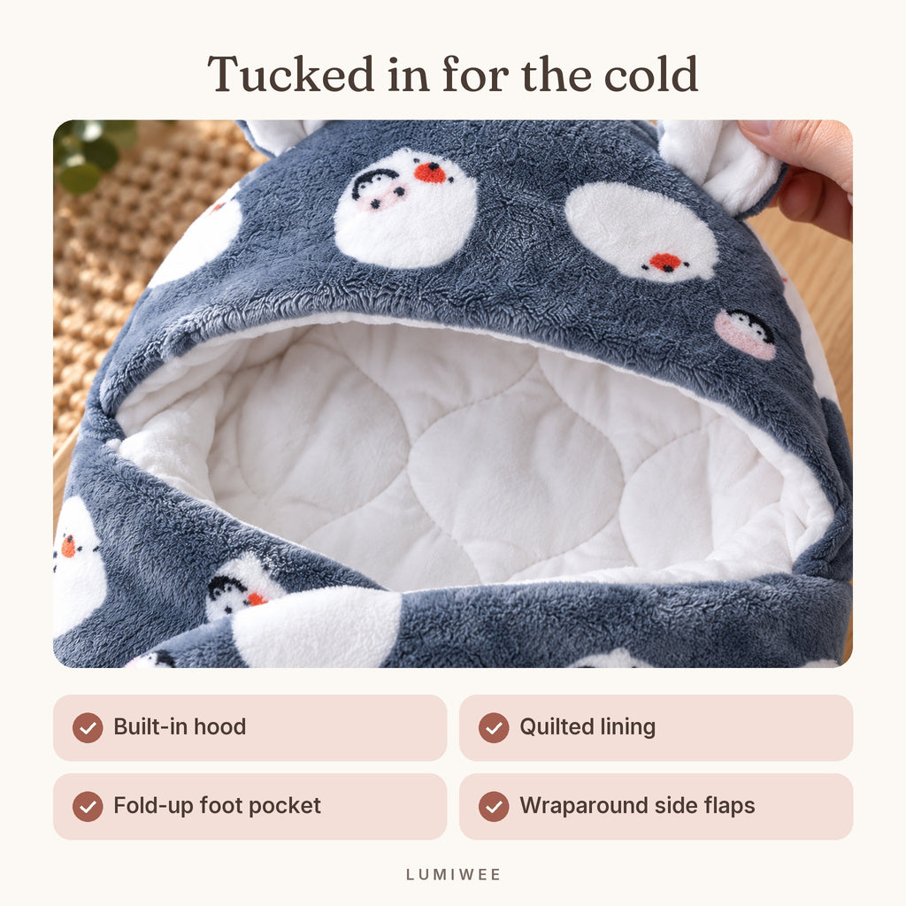 Lumiwee infographic: Snowy - Tucked in for the cold