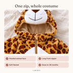 Lumiwee infographic: Snuggle - One zip, whole costume
