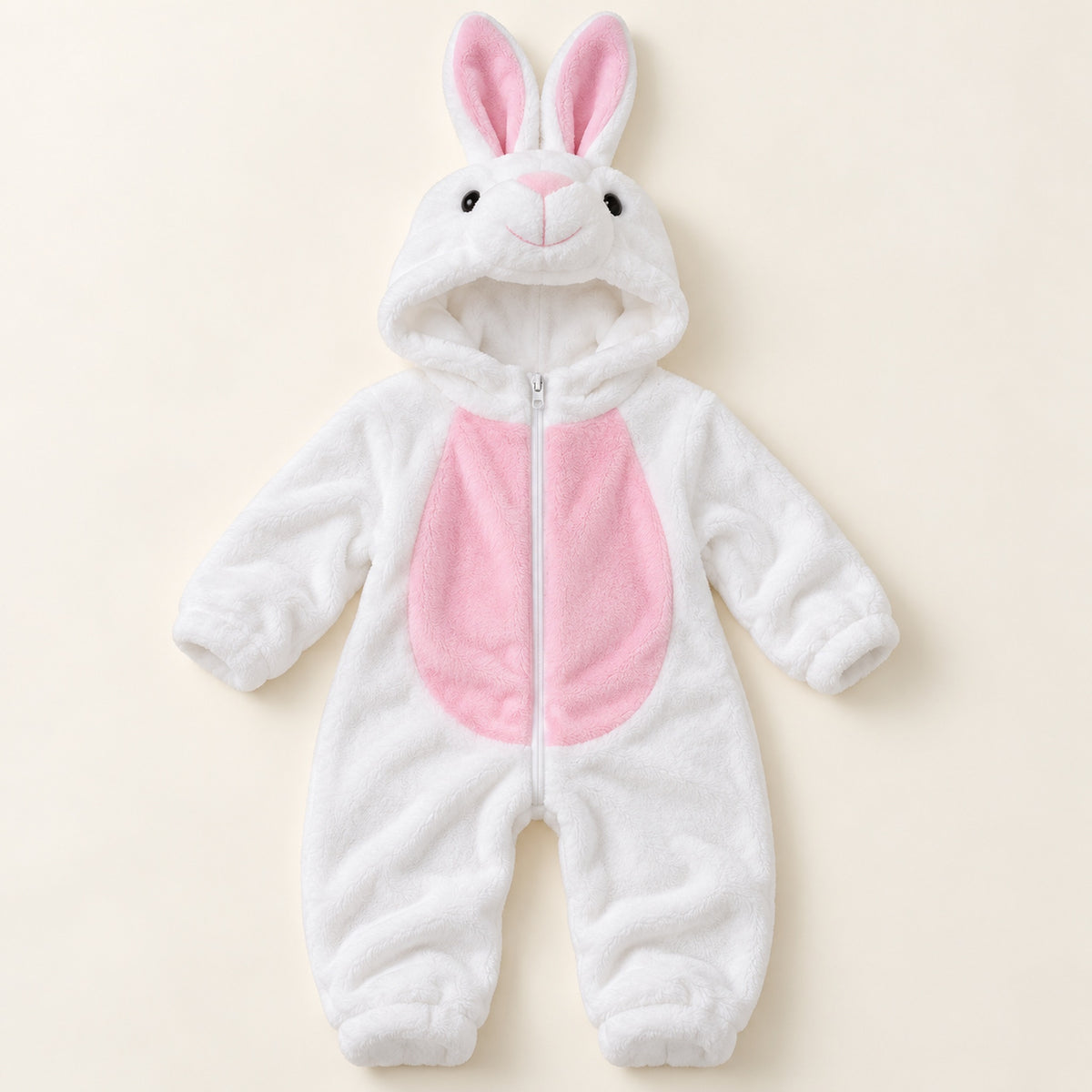 Lumiwee Snuggle Baby & Toddler Animal Costume Onesie, White Rabbit option