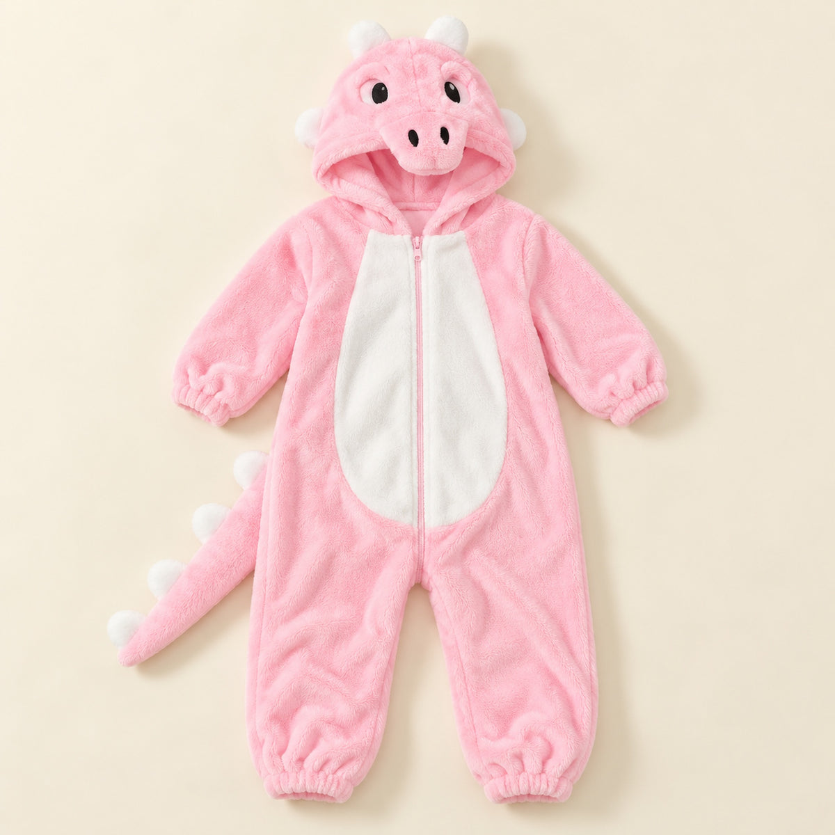 Lumiwee Snuggle Baby & Toddler Animal Costume Onesie, Pink Dinosaur option