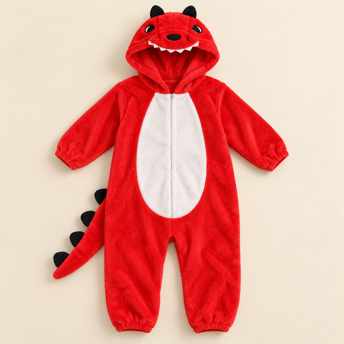 Lumiwee Snuggle Baby & Toddler Animal Costume Onesie, Red Dinosaur option