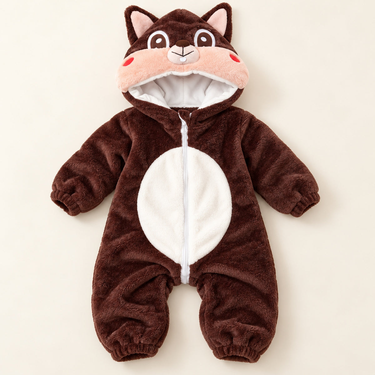Lumiwee Snuggle Baby & Toddler Animal Costume Onesie, Squirrel option