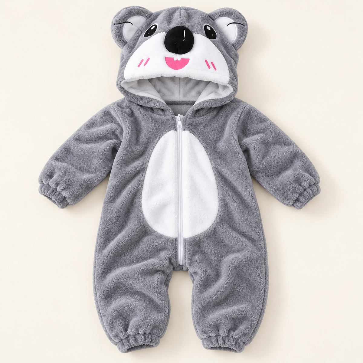 Lumiwee Snuggle Baby & Toddler Animal Costume Onesie, Gray Koala option