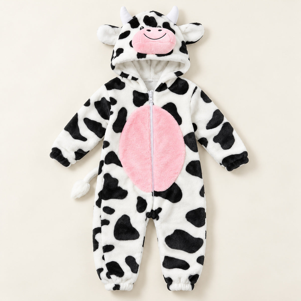 Lumiwee Snuggle Baby & Toddler Animal Costume Onesie, Cow option