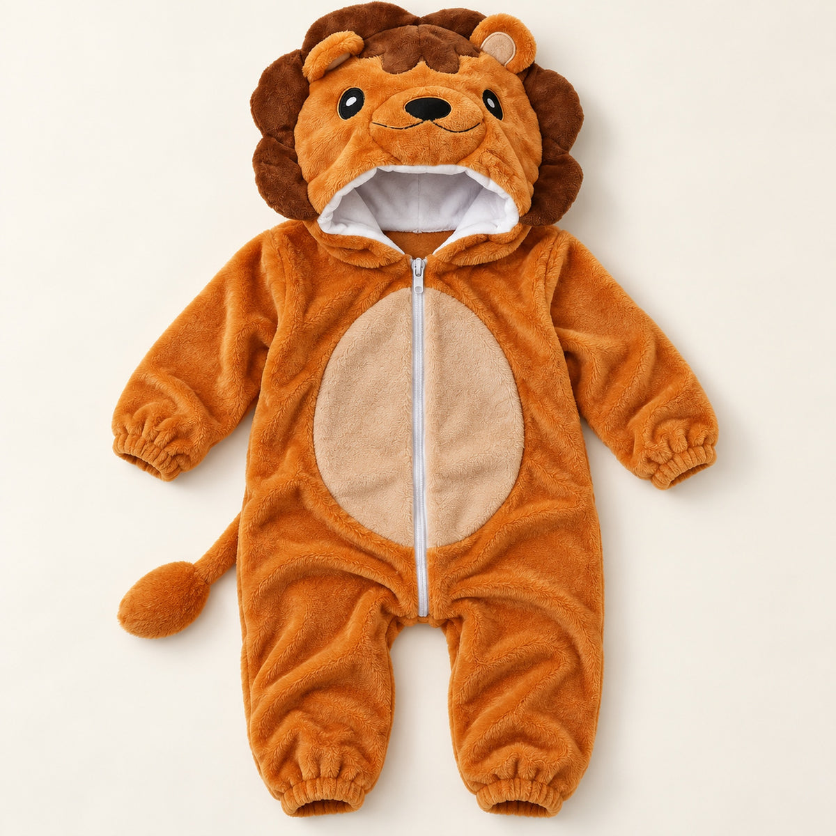 Lumiwee Snuggle Baby & Toddler Animal Costume Onesie, Lion option