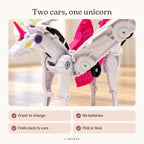 Lumiwee infographic: Sparkle - Two cars, one unicorn