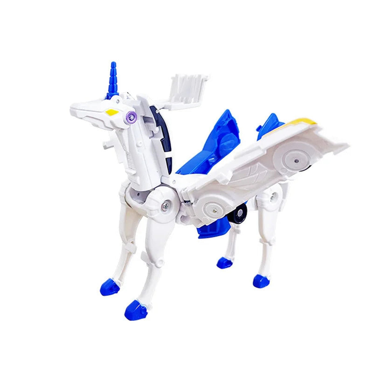 Lumiwee Sparkle Unicorn Toy Transforming Car, Blue option