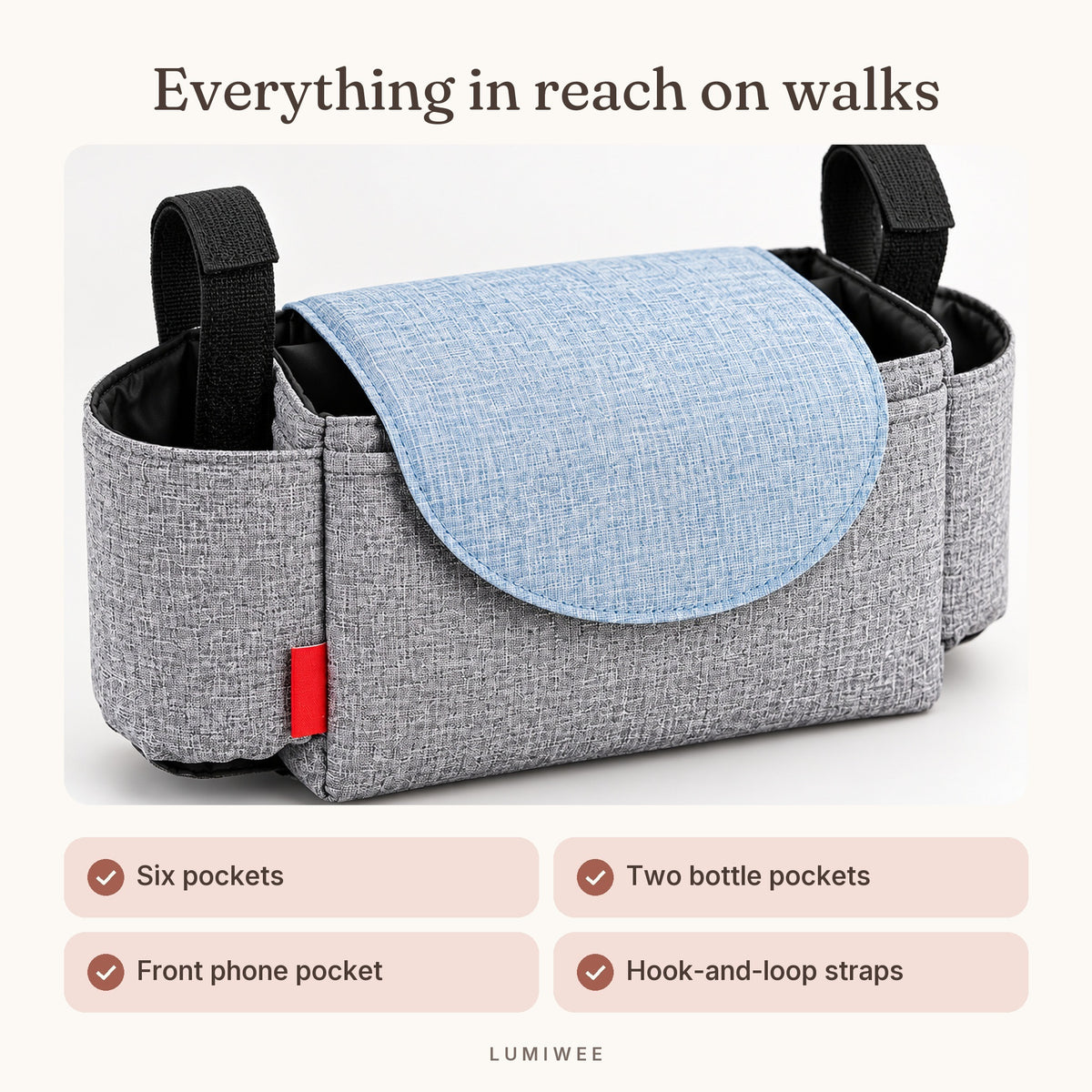 Lumiwee infographic: Sparrow - Everything in reach on walks