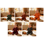 Lumiwee Sprig hooded zip baby romper: the Sprig romper in all five colors