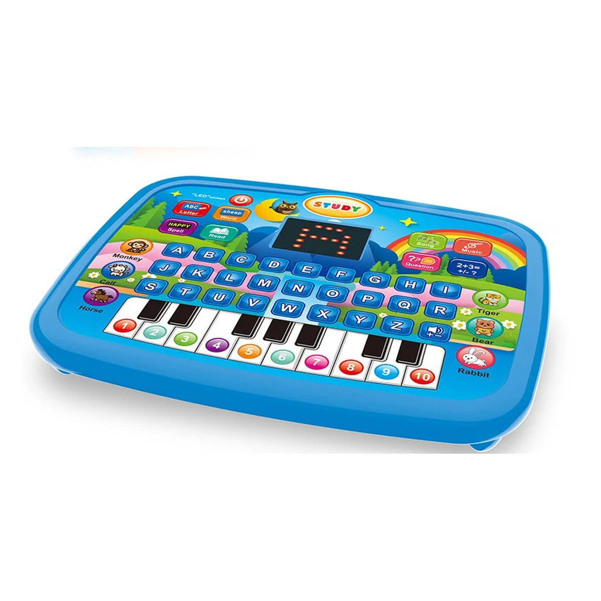 Lumiwee Sprout Kids Learning Tablet with Piano, Blue option