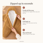 Lumiwee infographic: Starfish - Zipped up in seconds