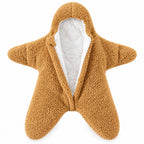 Starfish Khaki bunting open on a white background
