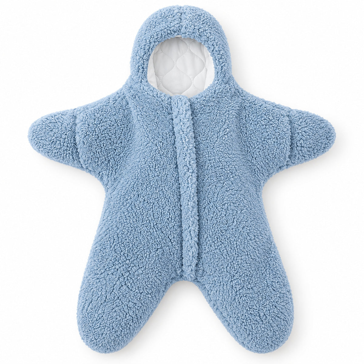 Lumiwee Starfish Baby Snowsuit, Fleece Bunting, Blue option