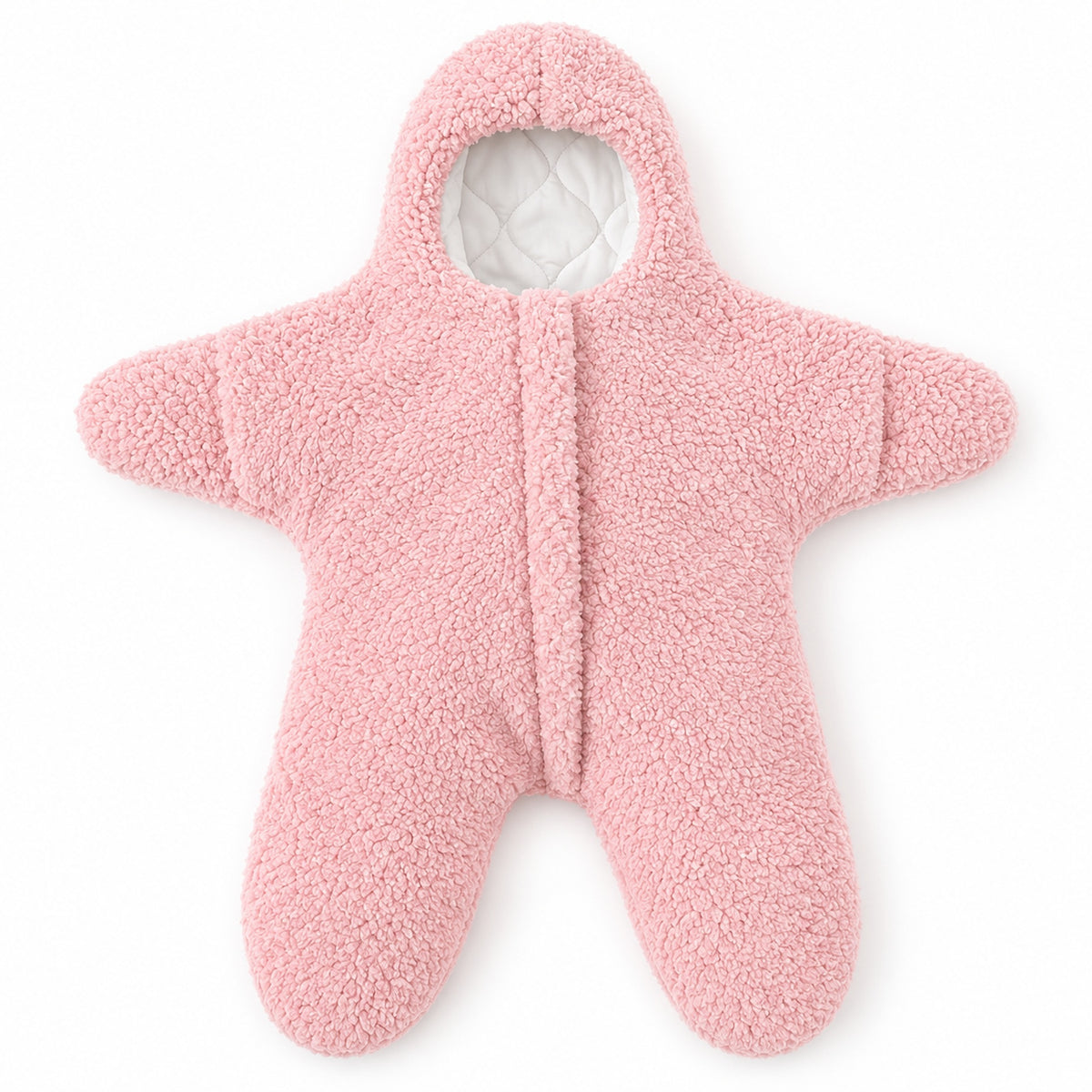 Lumiwee Starfish Baby Snowsuit, Fleece Bunting, Pink option
