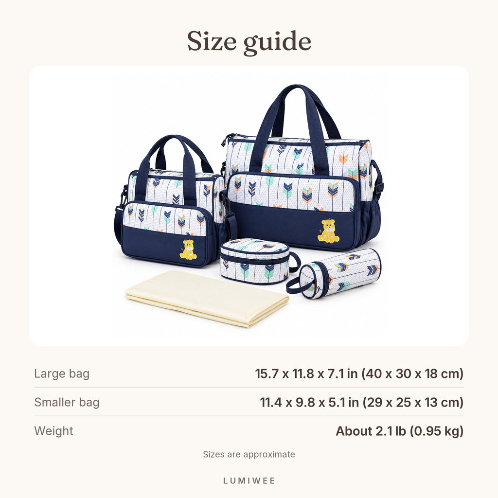 Lumiwee infographic: Starling - Size guide