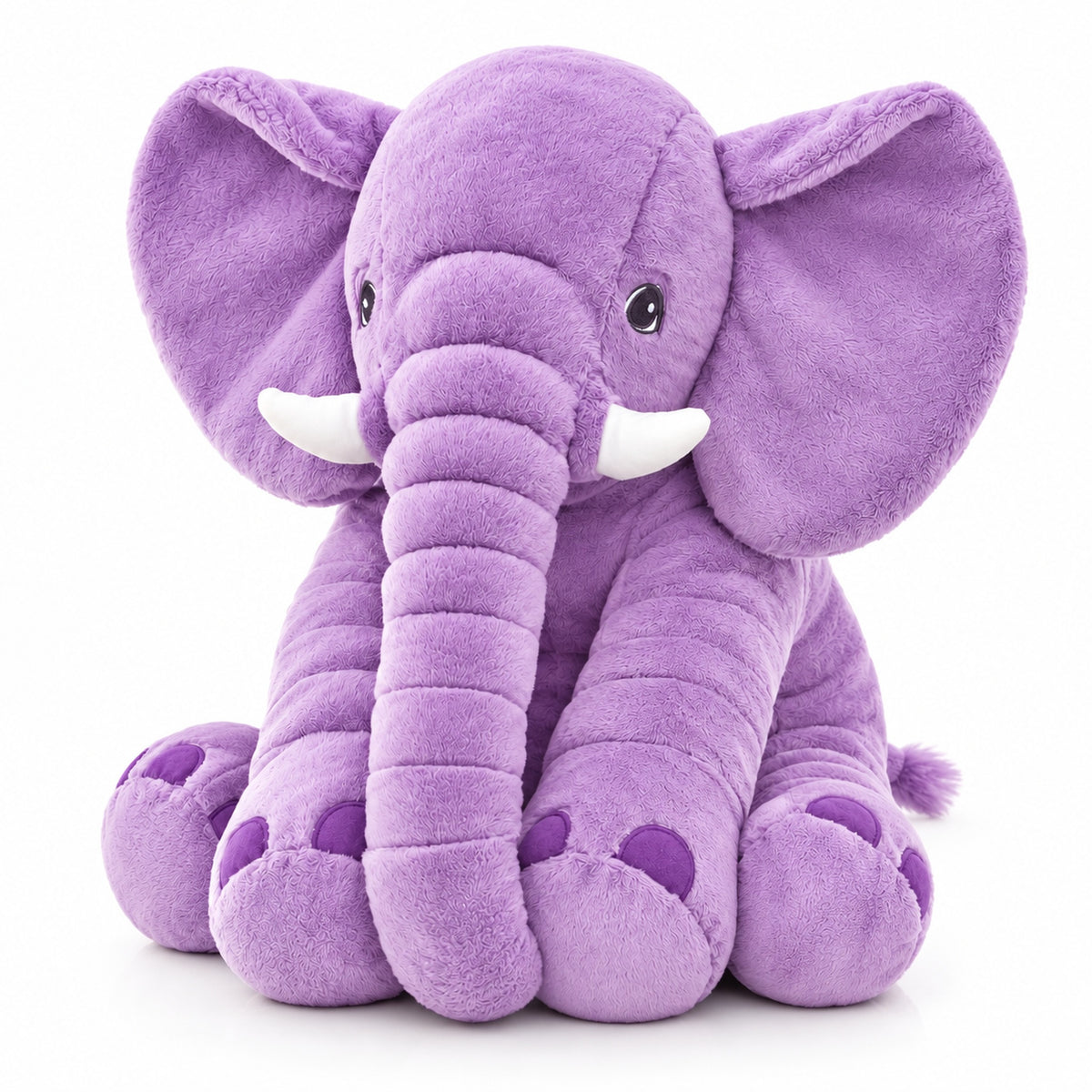 Lumiwee Stomp Elephant Stuffed Animal Plush, Purple option