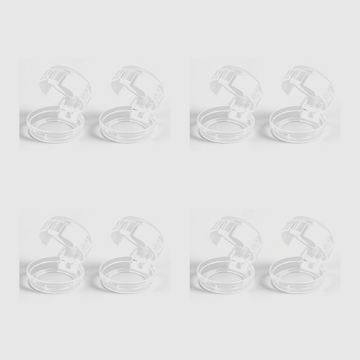 Lumiwee Stove knob covers: eight clear stove knob covers