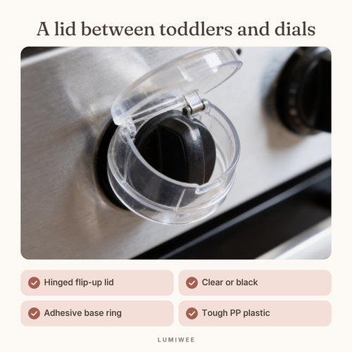 Lumiwee infographic: Stove - A lid between toddlers and dials