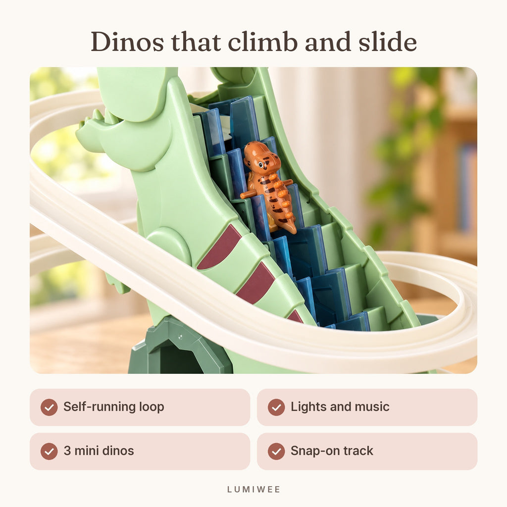 Lumiwee infographic: Thistle - Dinos that climb and slide