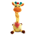 Lumiwee Tilly Dancing Giraffe Toy, Talking Plush, Yellow option