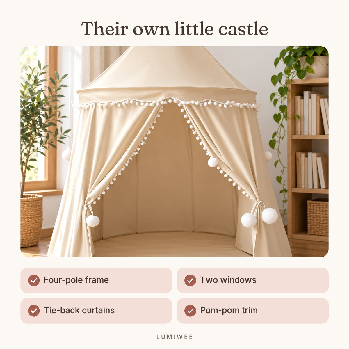 Lumiwee infographic: Turret - Their own little castle